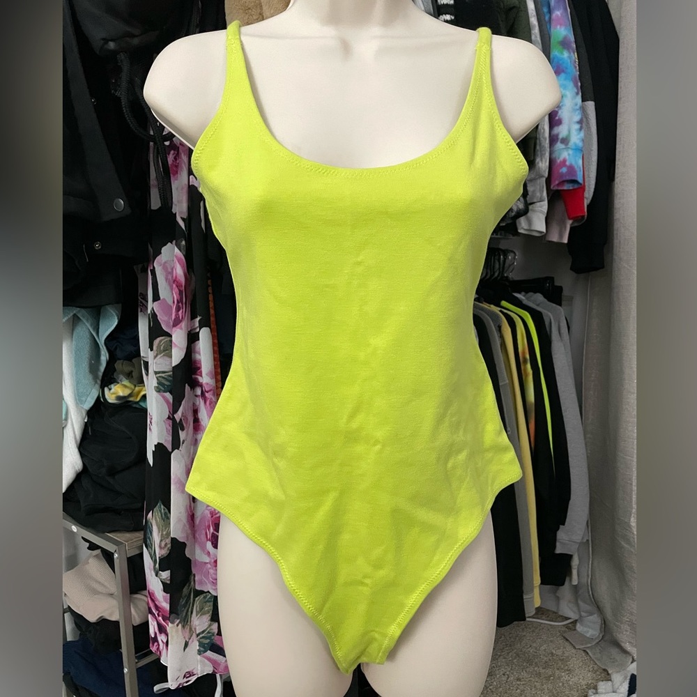Neon Yellow/Green Body Suit